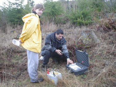 Burying a seismometer on Washingtons Olympic Peninsula
